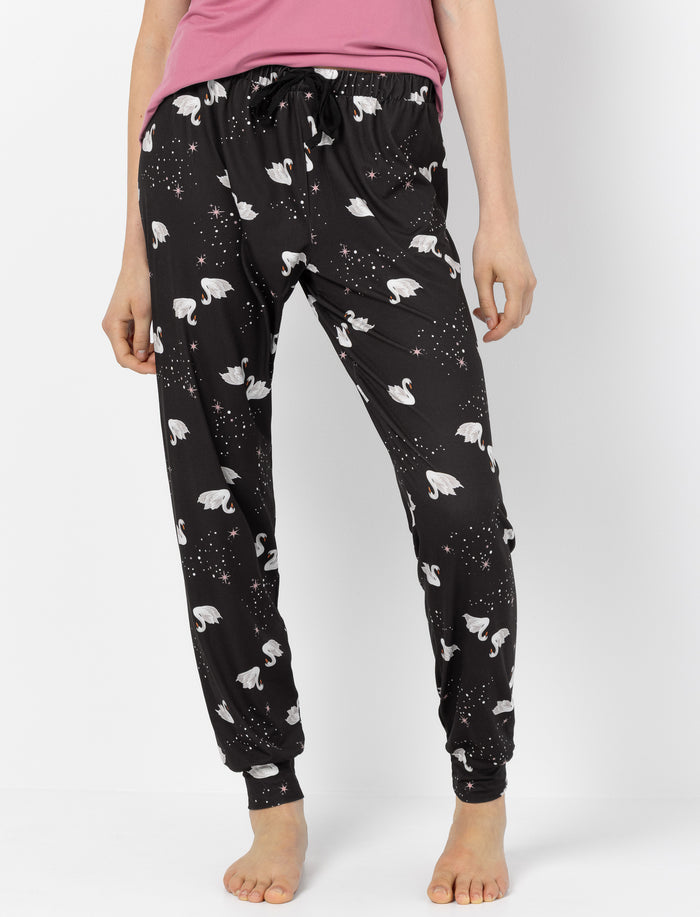 Pantalon de pyjama à motifs pour femme