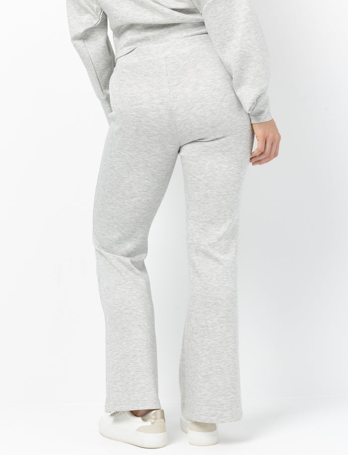 Pantalon jambes larges à surpiqûres pour femme