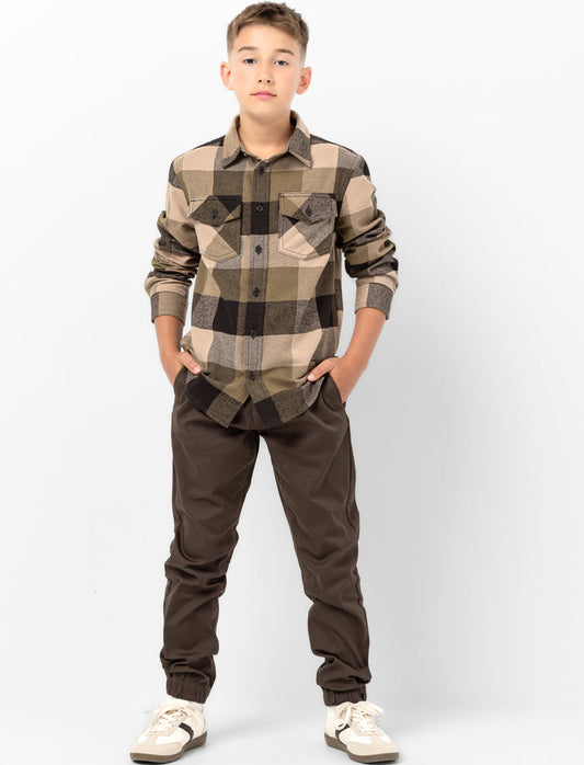 Pantalon jogger uni pour garçon