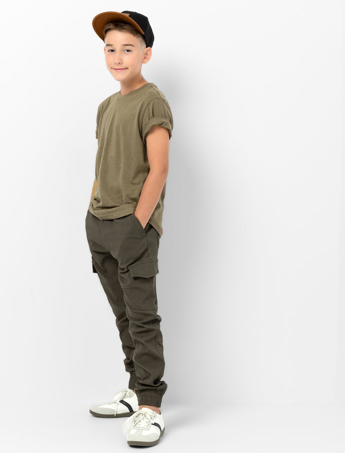 Pantalon jogger uni pour garçon
