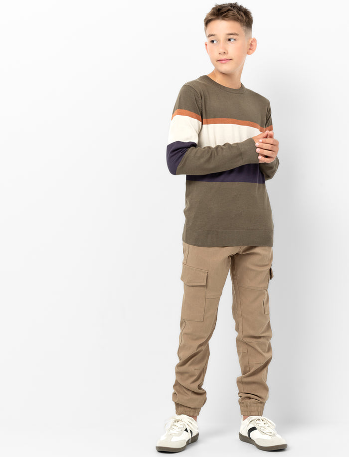 Pantalon jogger uni pour garçon