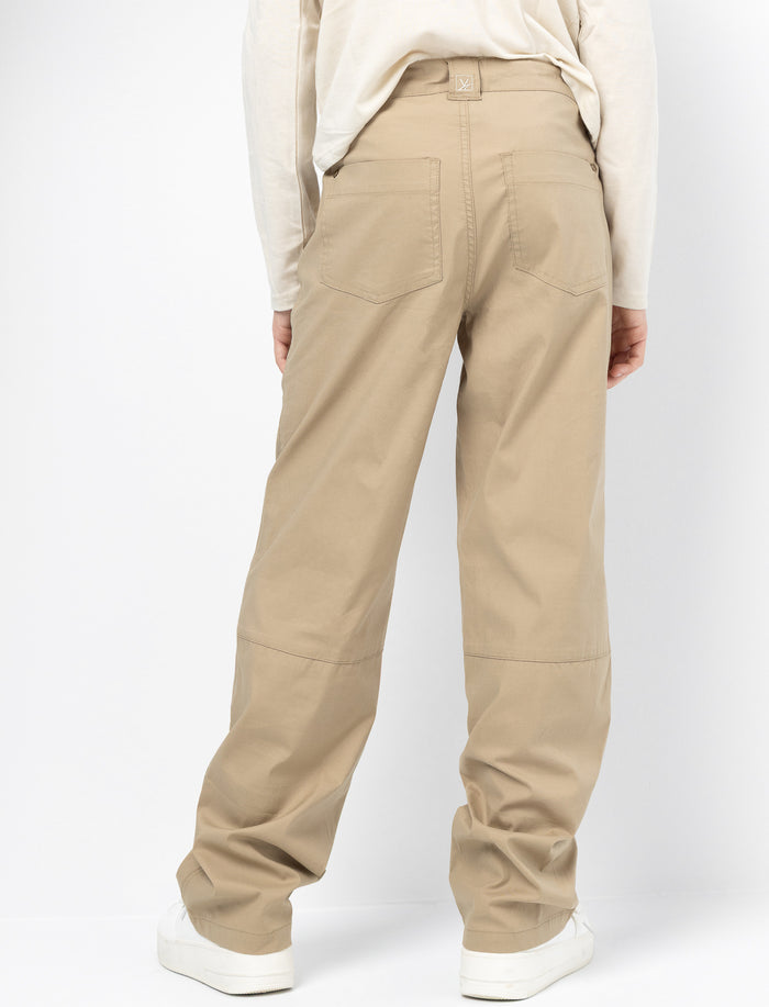 Pantalon uni à jambe droite pour ado garçon