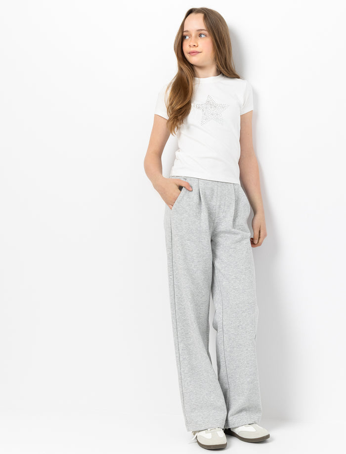 Pantalon uni pour fille