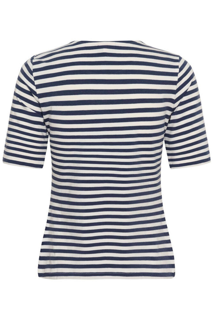 Soft striped T-shirt by Part Two in a modal and organic cotton blend. Comfortable, breathable and easy for everyday wear.