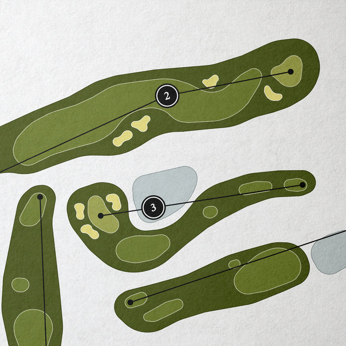 Patriot Golf Course | Golf Course Map | Close Up
