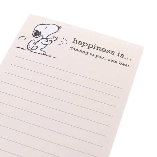 Peanuts Dancing List Pad