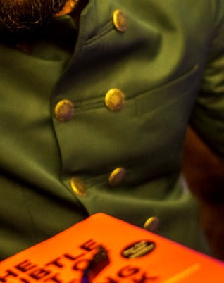 Pear Green Double Breasted Jodhpuri Bandhgala