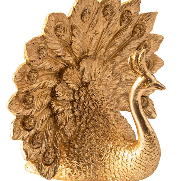 Pearl The Peacock Polyresin 25x14x23.5cm