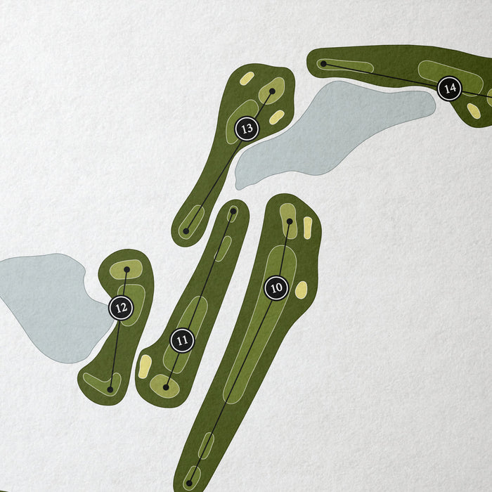 Peridia Golf & Country Club | Golf Course Map | Close Up