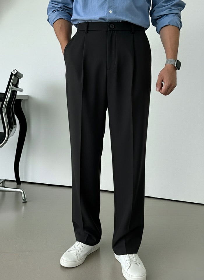 Pick Any 2 Korean Single Pleated Trousers Combo