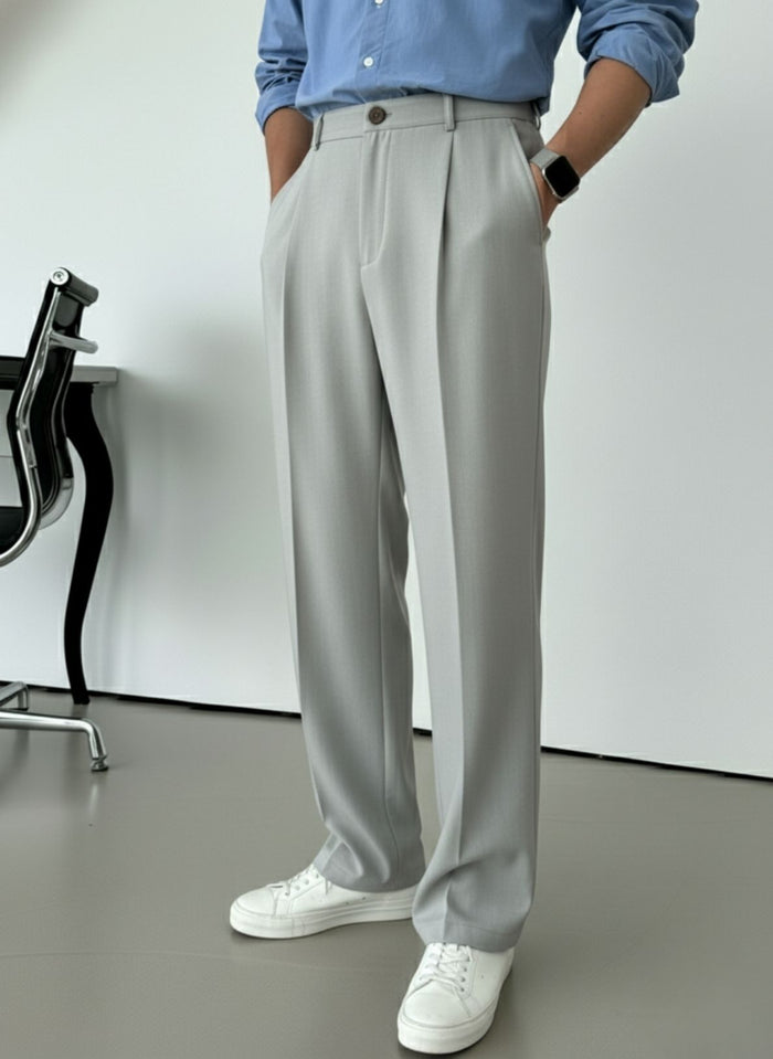 Pick Any 2 Korean Single Pleated Trousers Combo
