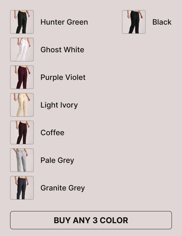 Pick Any 3 Corduroy Track Pant Combo
