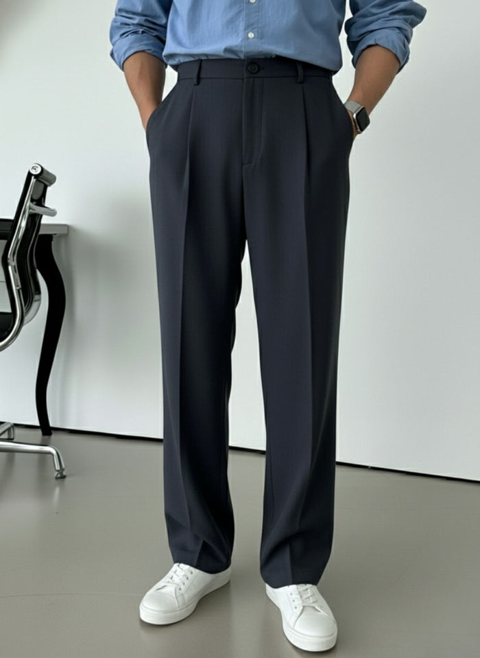 Pick Any 3 Korean Single Pleated Trousers Combo