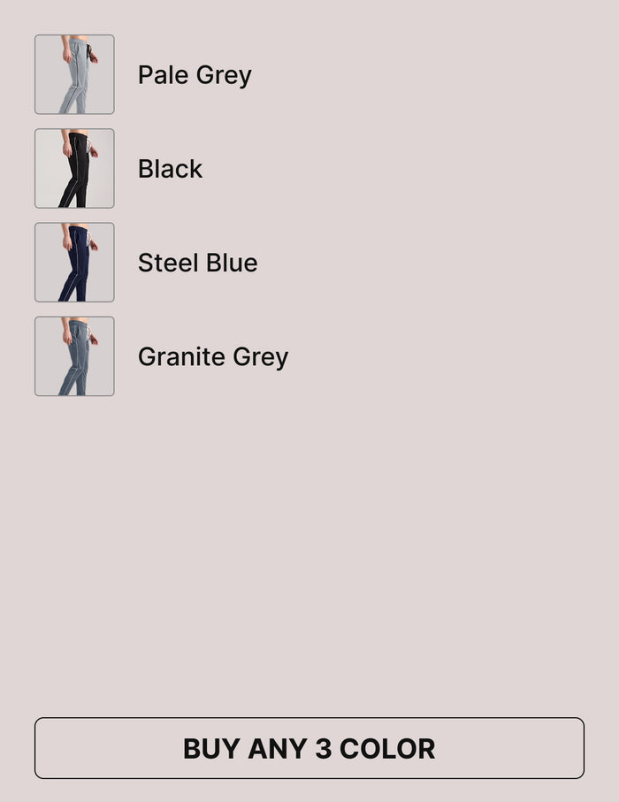 Pick any 3 Lycra Chinos Loose-Fit Track Pants Combo