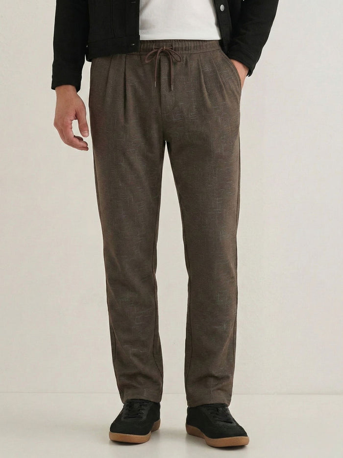 Pick Any 3 Textured Relaxed Fit Trousers
