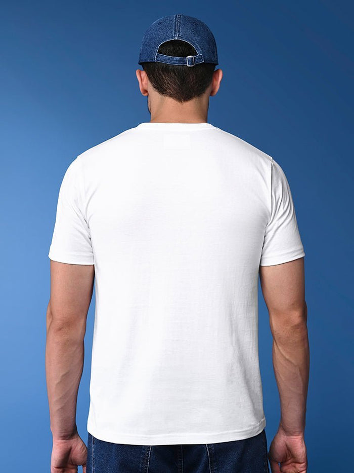 Pickleball White Cotton Single Jersey Tee