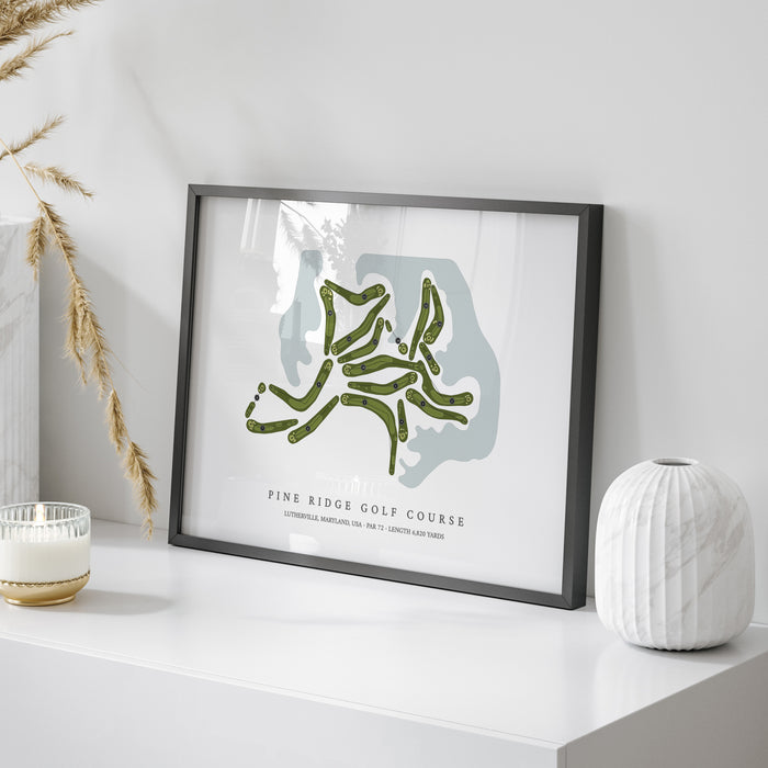 Pine Ridge Golf Course | Golf Course Map | On Table