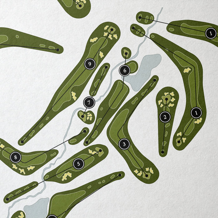 Pole Creek Golf Club | Golf Course Map | Close+Up