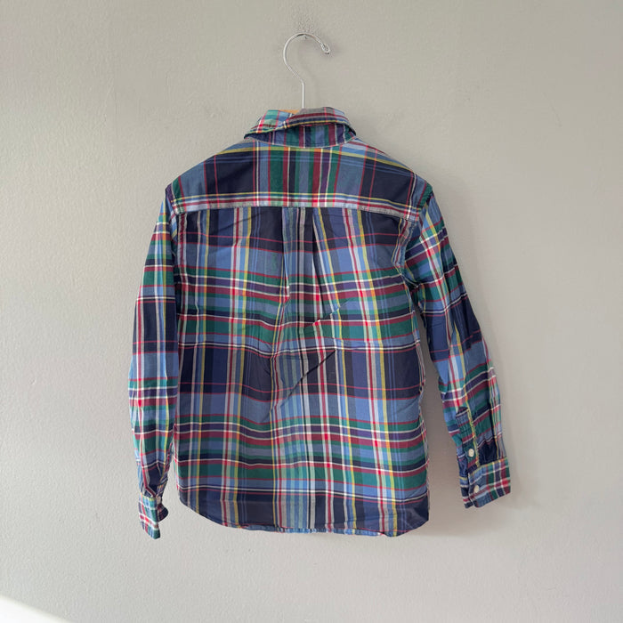 Polo Ralph Lauren	/ Blue checked shirt / 5Y