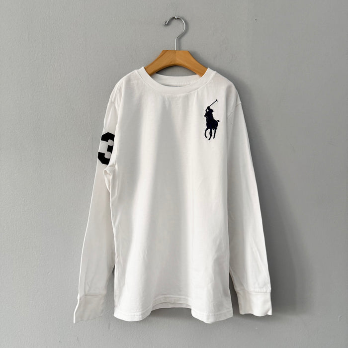 Polo Ralph Lauren / White long sleeve T-shirt / 10-12Y