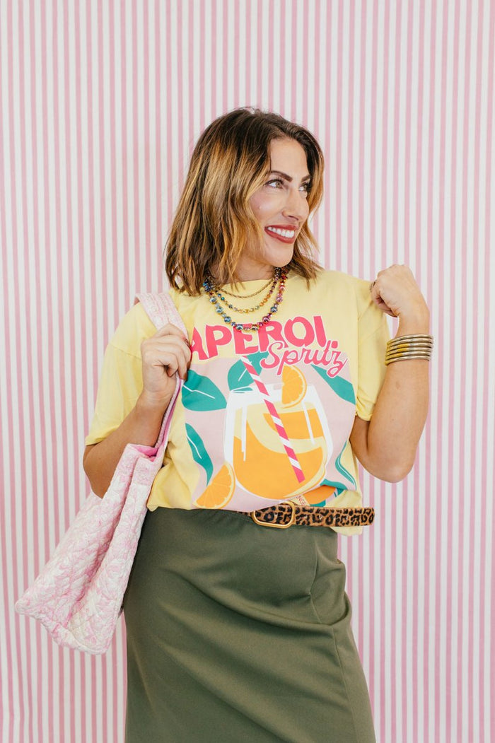 Aperol Spritz, Please Tee - Reg & Curvy - Macoma Boutique140 Graphic Tees