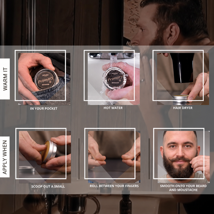 Primary Moustache Wax: Daily Hold
