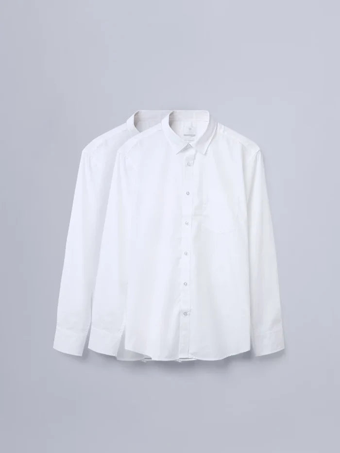 Pristine Cotton Blend Shirt (Pack of 2)