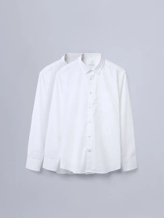 Pristine Cotton Blend Shirt (Pack of 2)