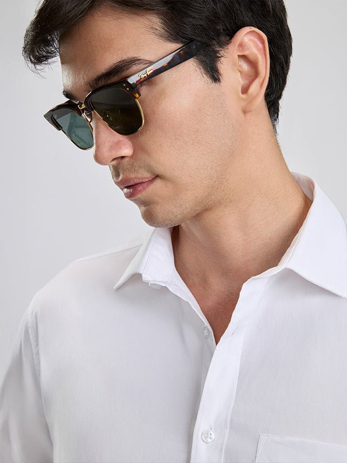 Pristine Cotton Blend Shirt (Pack of 2)