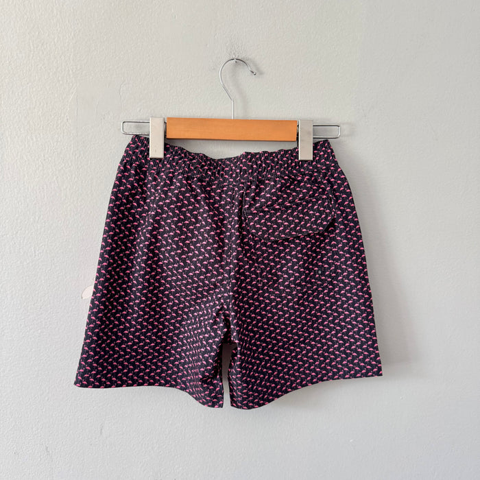 Projek Raw / Navy x flamingo swim trunks / 8Y - New with tag