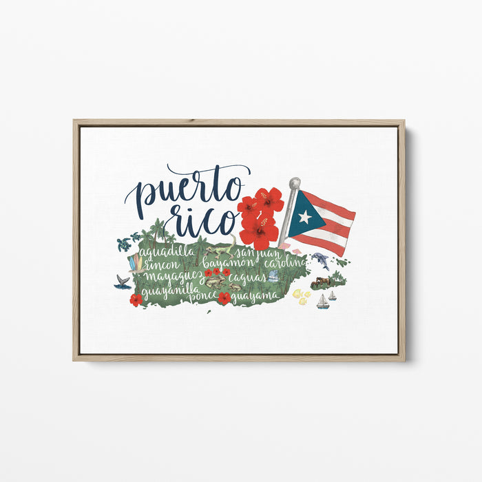 Puerto Rico  - Art Print or Canvas - Jetty Home