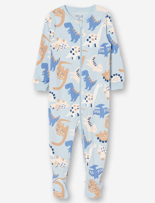 Pyjama 1 pièce en tricot imprimé pour bébé garçon