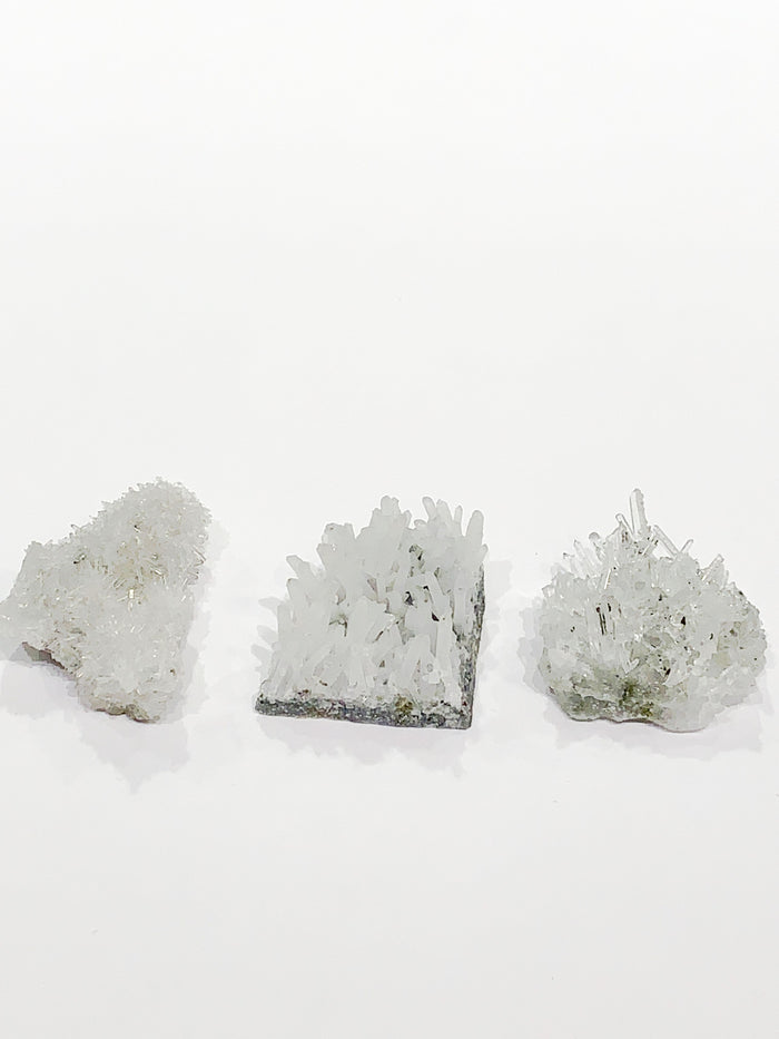 Quartz point cluster Raw gemstones