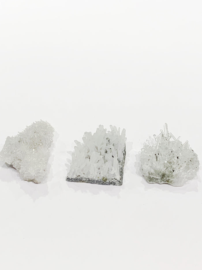 Quartz point cluster Raw gemstones