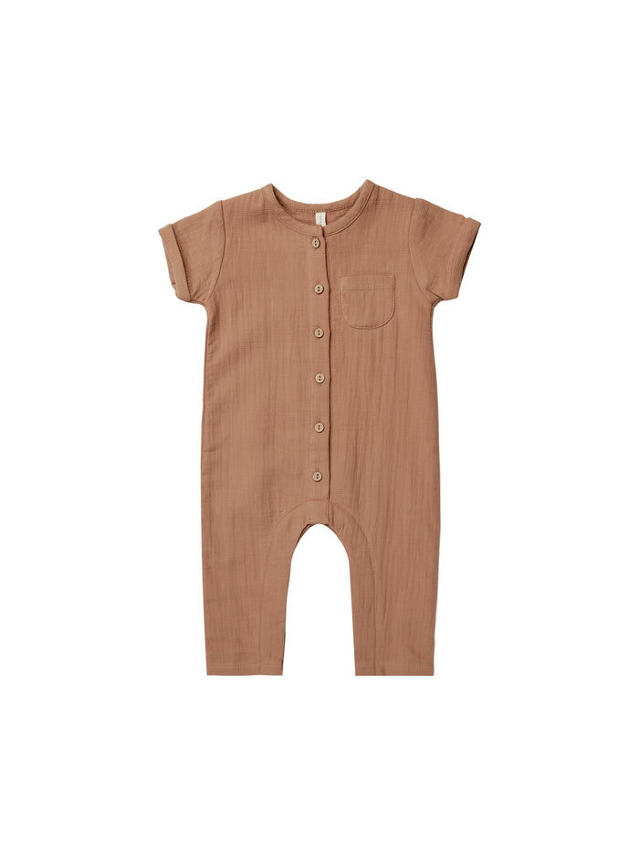 Quincy Mae Charlie Jumpsuit - Clay