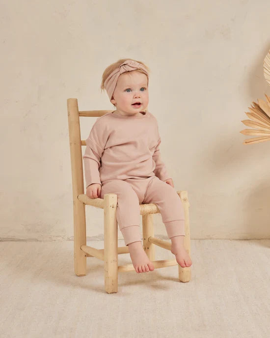 Quincy Mae Knotted Headband - Blush