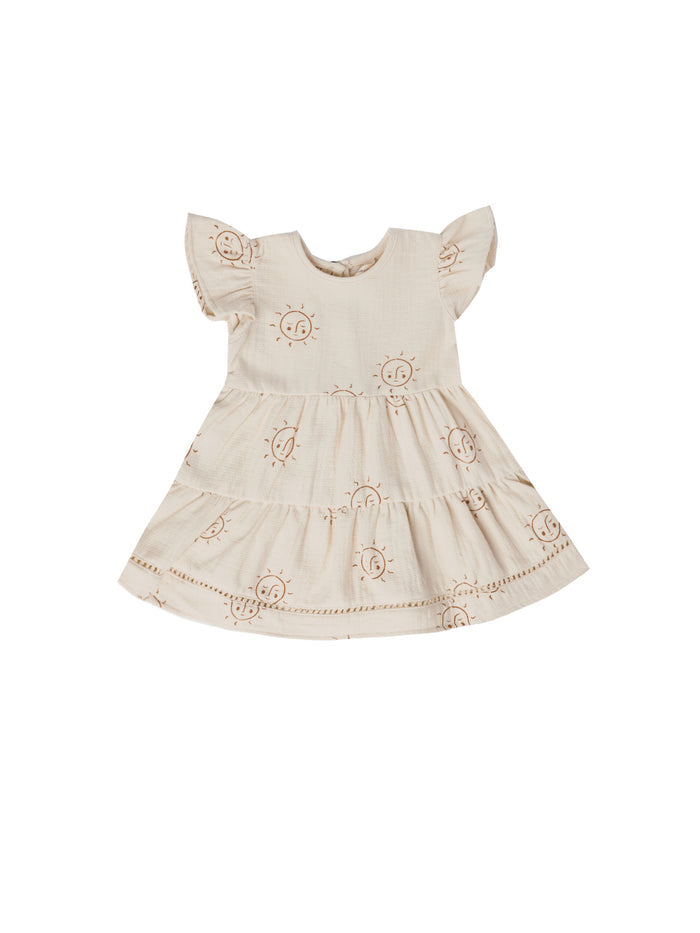 Quincy Mae Lily Dress + Bloomer Set - Suns