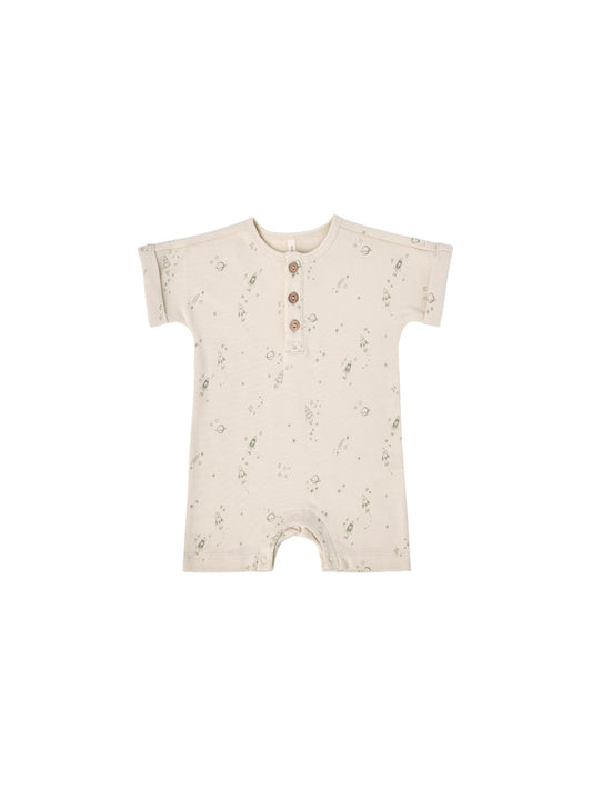Quincy Mae Short Sleeve One Piece - Space