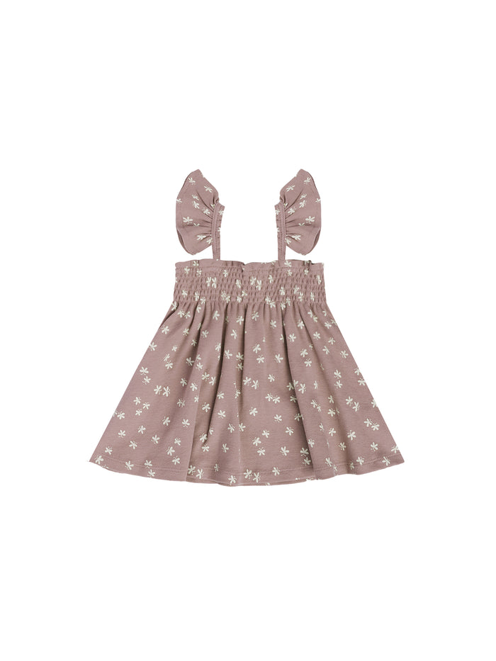 Quincy Mae Smocked Jersey Dress Set - Butterflies