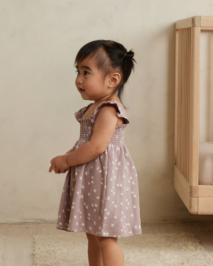 Quincy Mae Smocked Jersey Dress Set - Butterflies