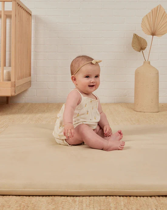 Quincy Mae Smocked Tank and Bloomer Set - Lemons