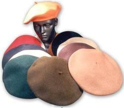 Rajanyas Navy Woollen Beret