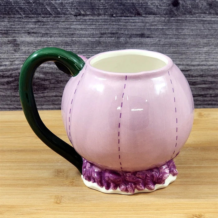 Raspberry Tart Coffee Mug 3D Ceramic Girl Face Tea Cup Blue Sky Goldminc