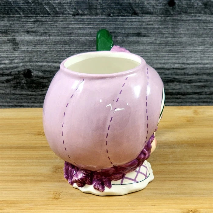 Raspberry Tart Coffee Mug 3D Ceramic Girl Face Tea Cup Blue Sky Goldminc
