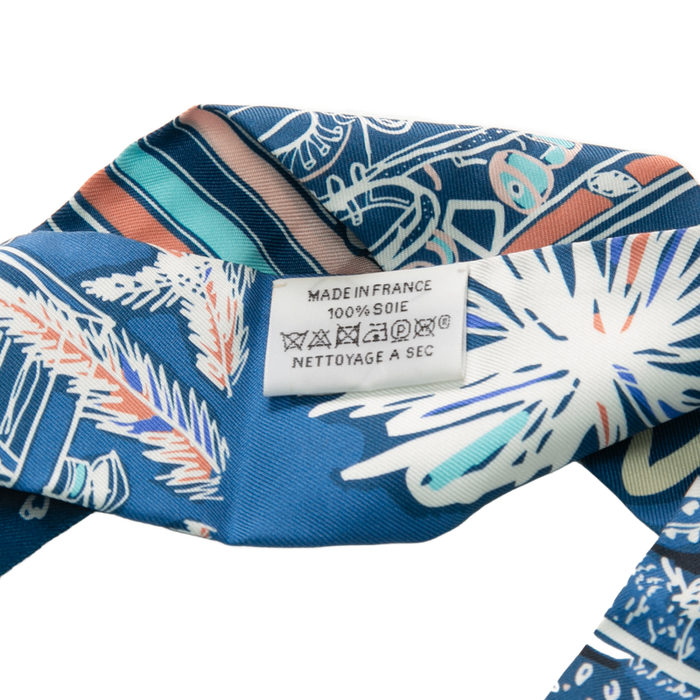 Hermes - Blue/Orange Rayures D'Ete Twilly