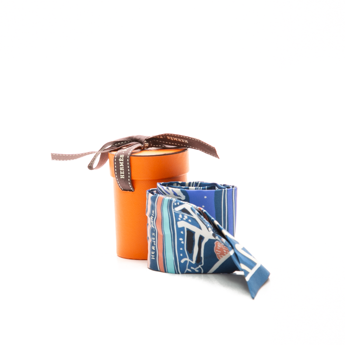 Hermes - Blue/Orange Rayures D'Ete Twilly