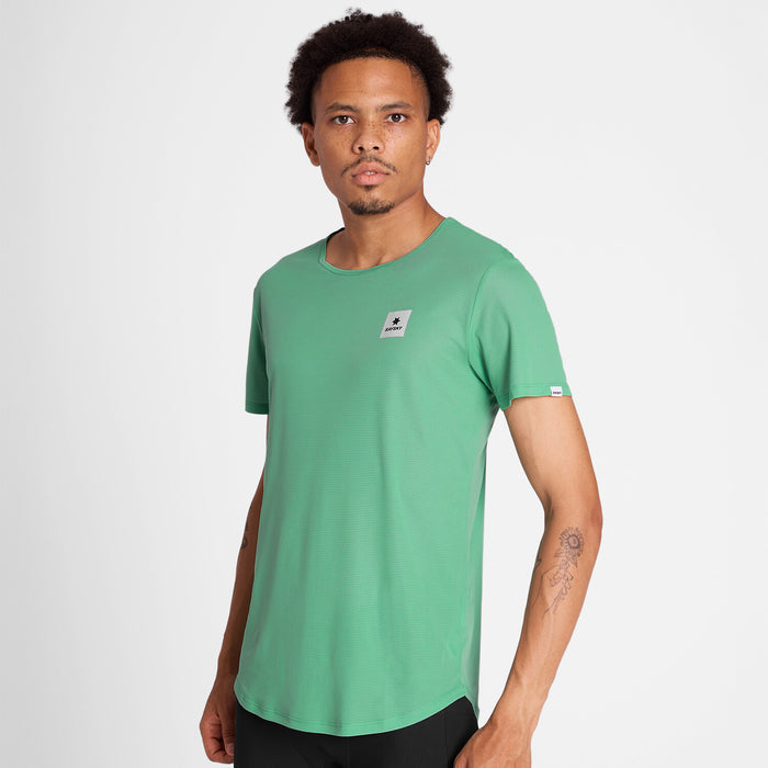 Saysky Reactive Flow T-shirt Green Reactive Flower 1038 NMRSS60C1038