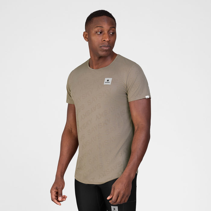 Saysky Reactive Flow T-shirt Dark Beige Logo 1070 SM25011