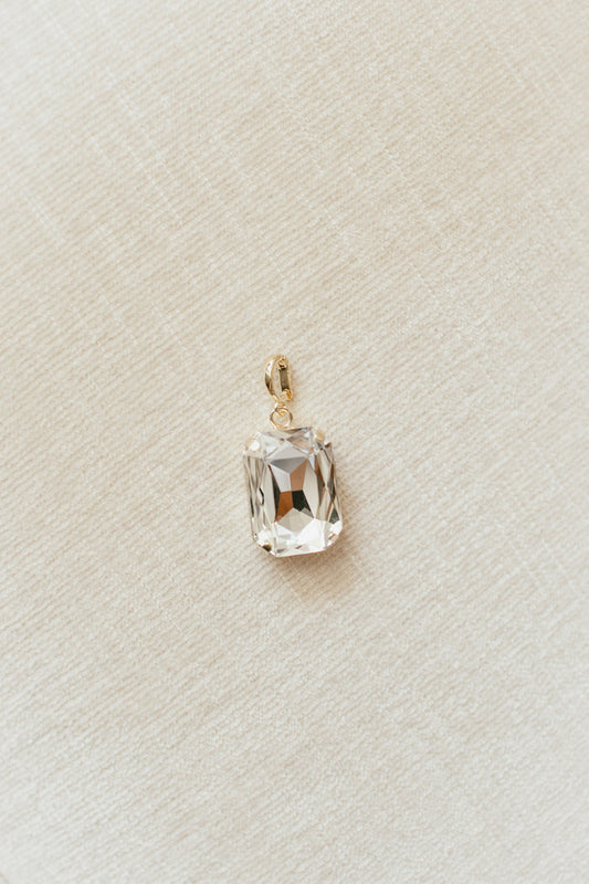Rectangular Charm in Clear