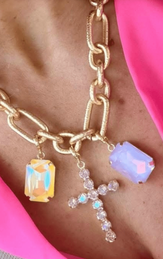 Rectangular Charm in Lemon Drop - Macoma Boutique310 Accessories/Jewelry